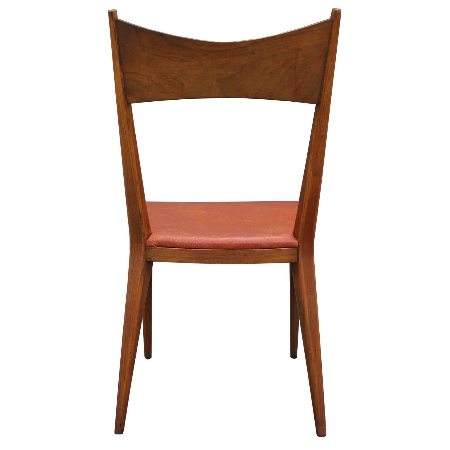 Mid-20th Century Set of Six Sculptural Paul McCobb for Calvin Dining Chairs
