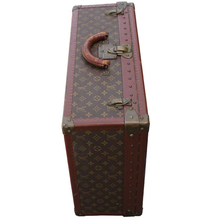 Elegant Vintage Louis Vuitton Monogram Suitcase Luggage For Sale at 1stdibs