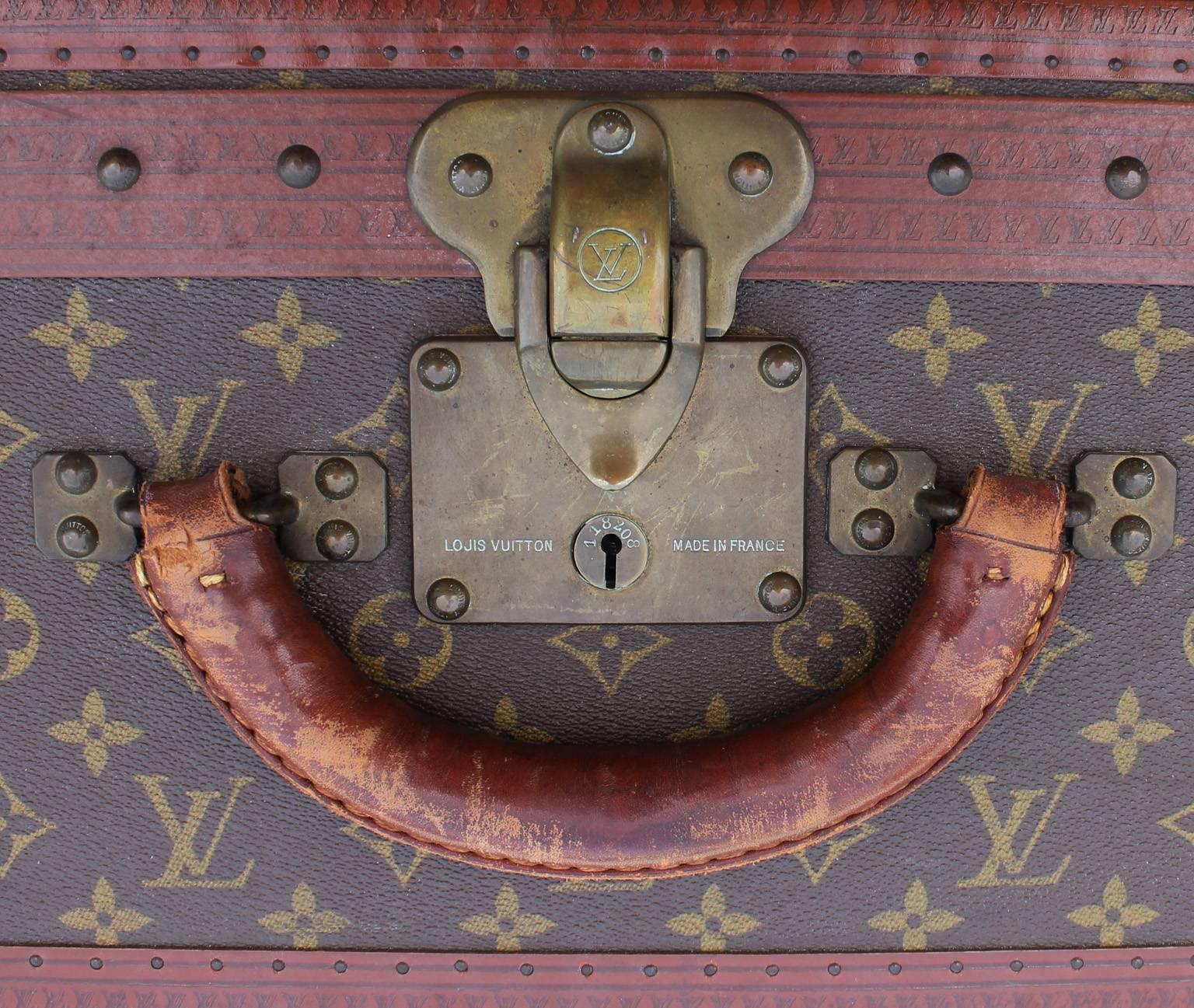 Other Elegant Vintage Louis Vuitton Monogram Suitcase Luggage