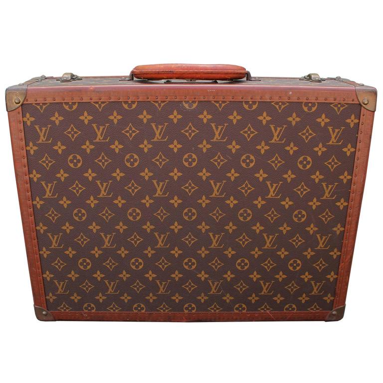 Small Vintage Louis Vuitton Monogram Suitcase Luggage at 1stDibs