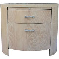 Paire de tables de nuit ovales Jay Spectre for Century