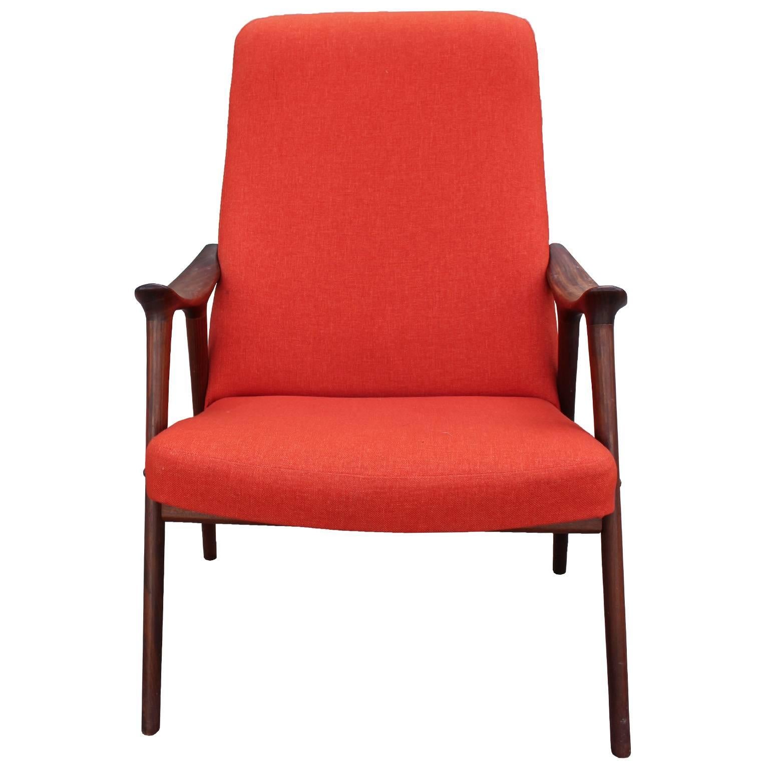 Scandinavian Modern Chic Pair of Lounge Armchairs by Ingmar Relling for Westnofa