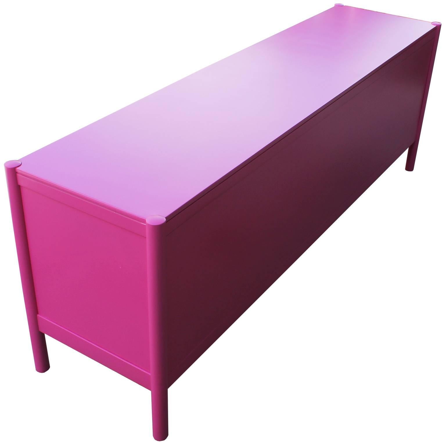 pink sideboard buffet