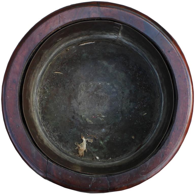 18th Century Moahogany English Wine Cooler Ball and Claw Feet at