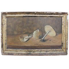 Early Stunning Mushroom Still Life in Gilt Frame 3