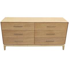John Keal for Brown Saltman Dresser with Stunning Brass Hardware