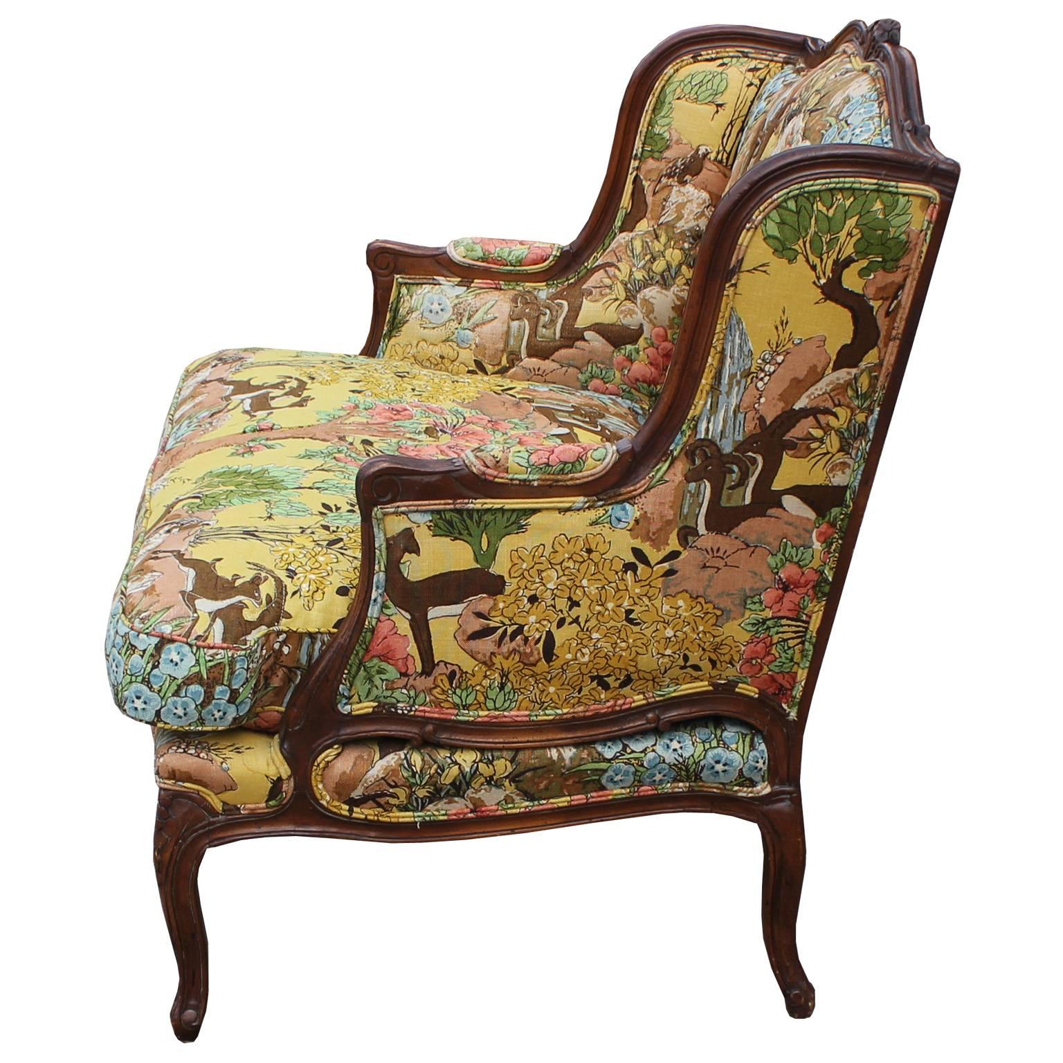 french bergere armchair