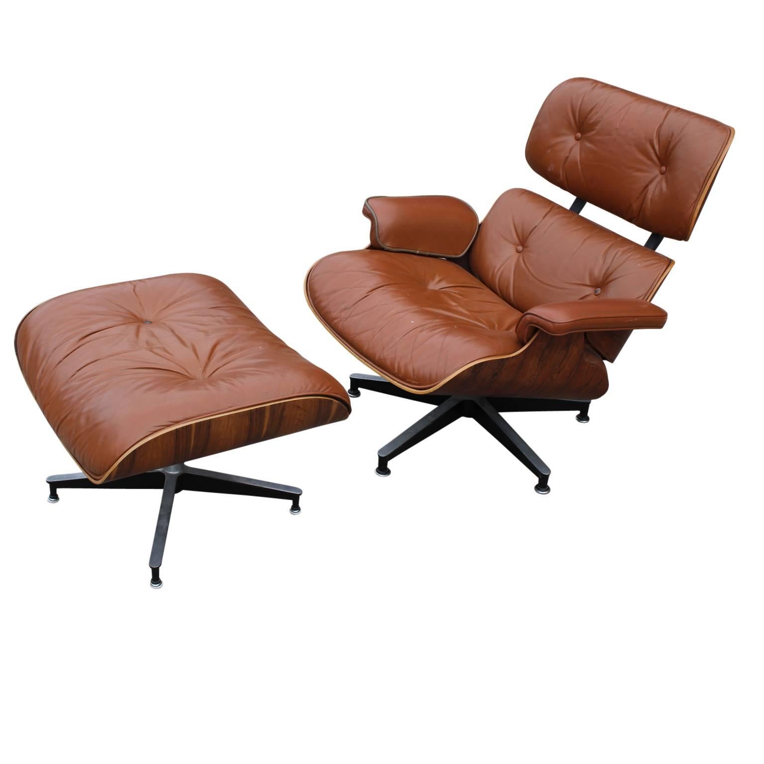 eames chair brown leather