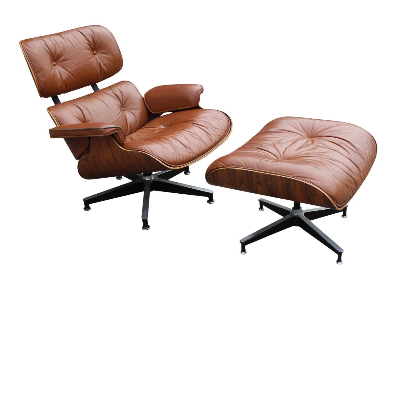 brown eames chair