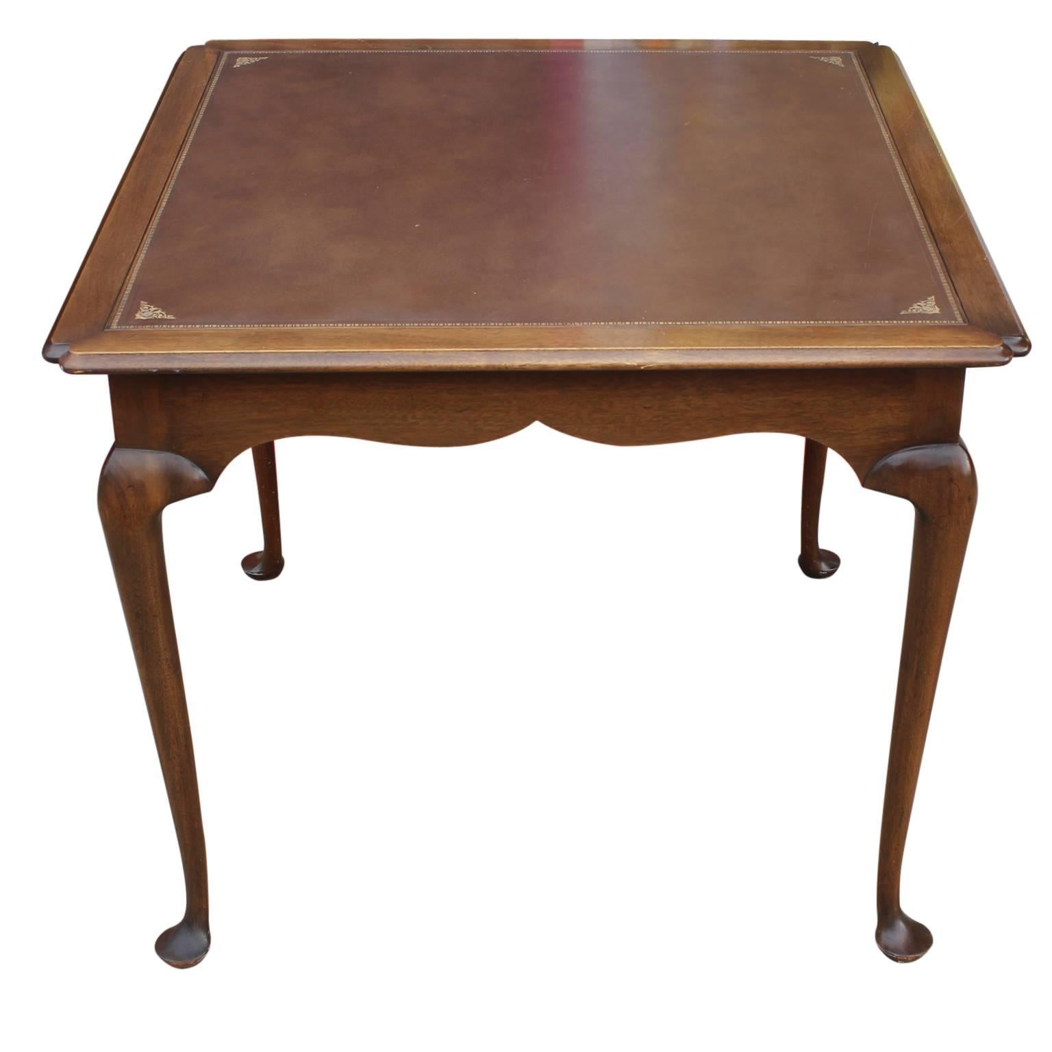 queen anne game tables