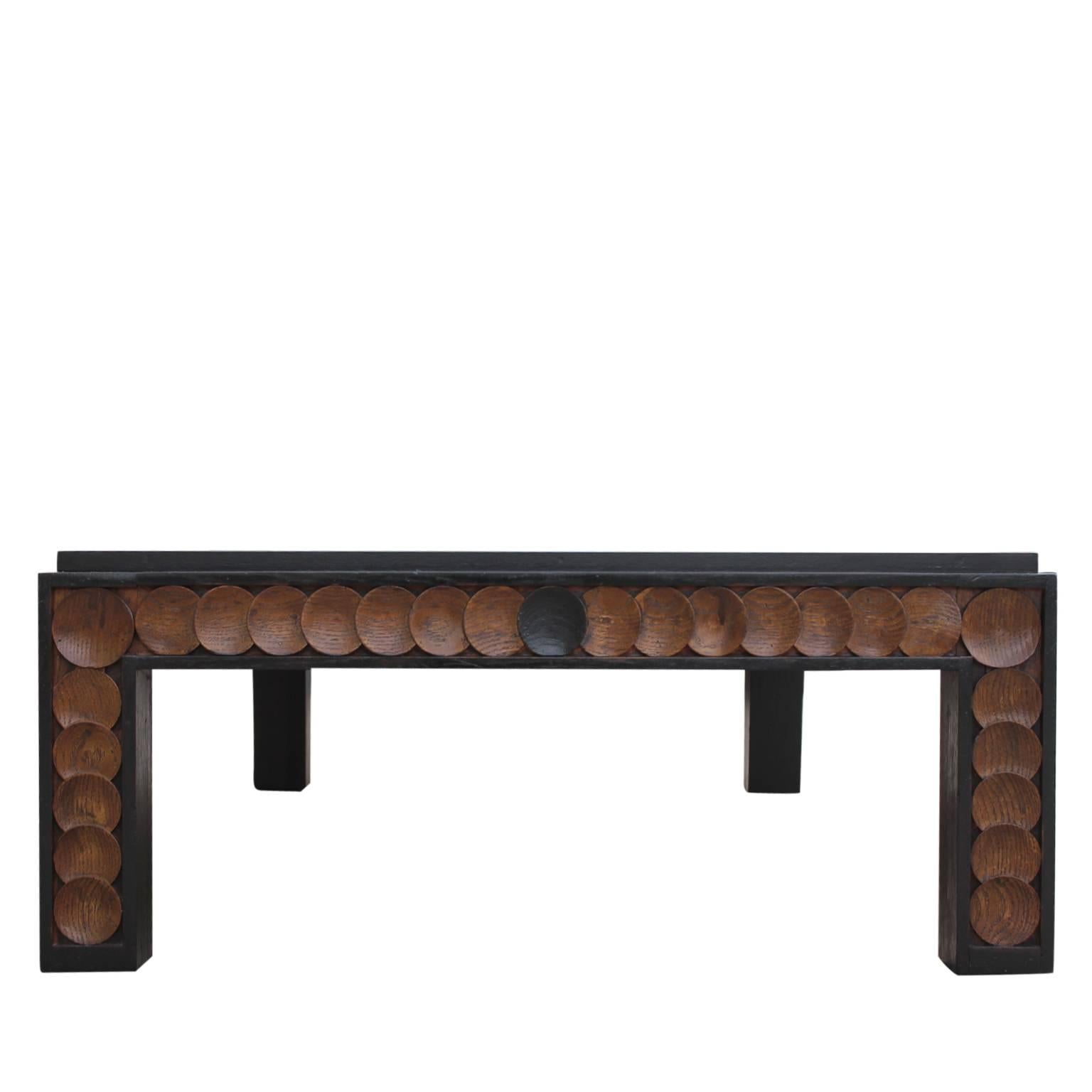 Mid-Century Modern Large Modern Rectanglular Walnut Henredon Coffee Table