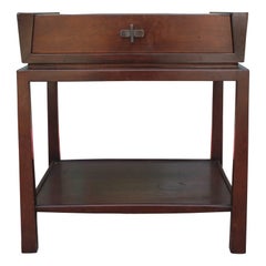 Modern 1950s Edmund Spence Industria Mueblera Sculptural Nightstand