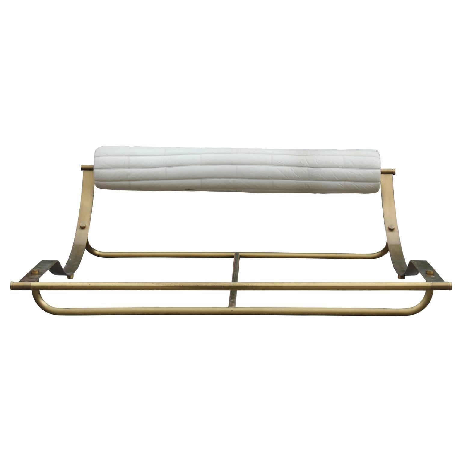 modern brass bed frame