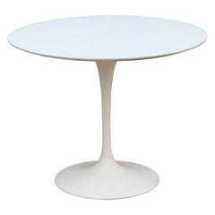 Modern Eero Saarinen for Knoll White Tulip Dining Table