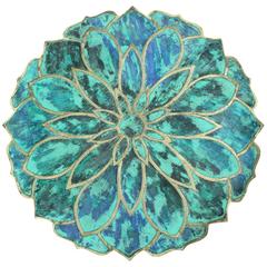 Large Pepe Mendoza Bronze Lotus Table