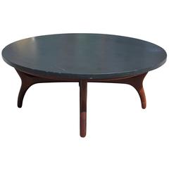 Beautiful Slate-Topped Coffee Table by Henredon