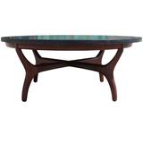 Beautiful Slate-Topped Coffee Table by Henredon at 1stdibs