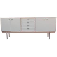 Stunning Pale Blush and Ivory Lacquered Sideboard