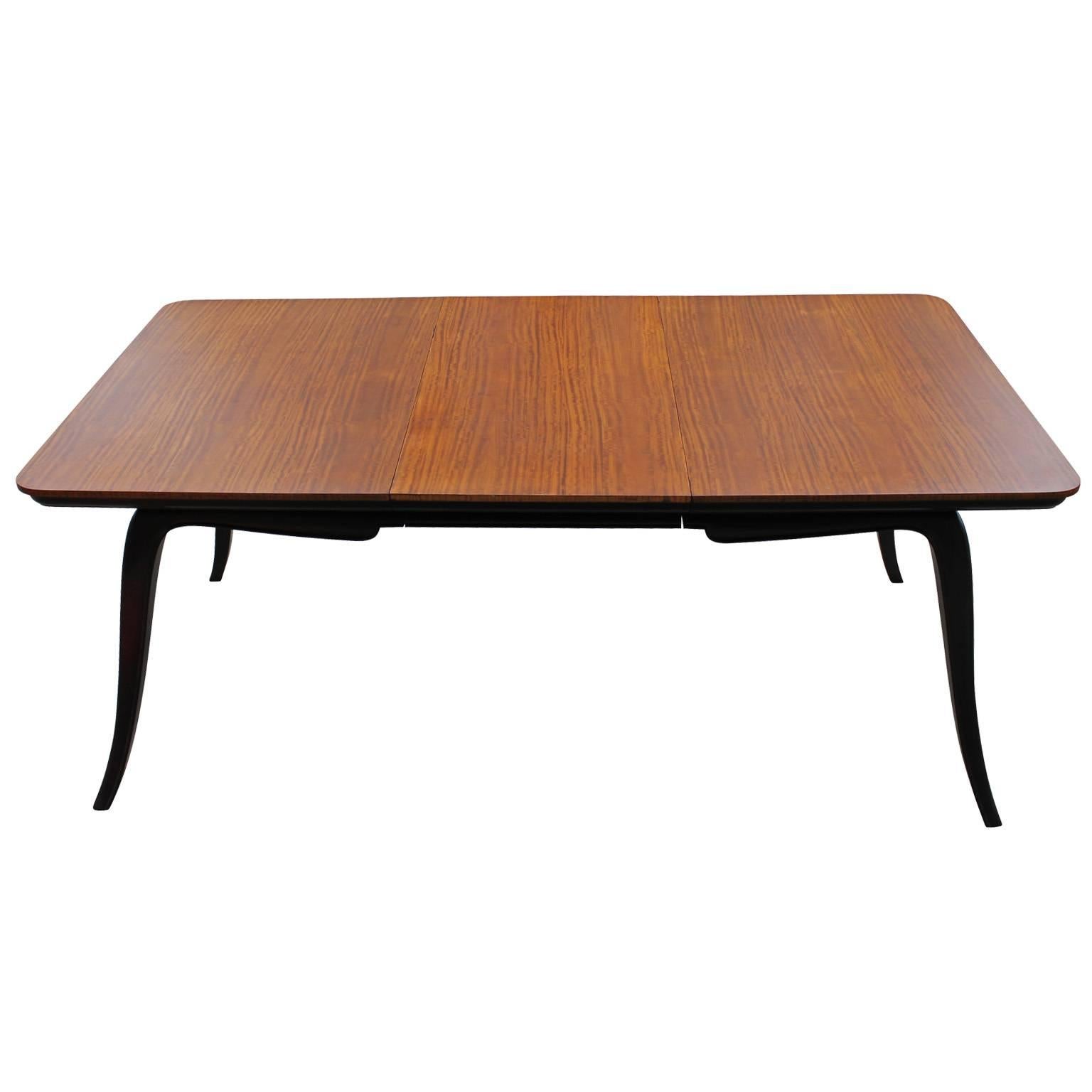 Mid-20th Century Sculptural Hollywood Regency Argentine Two-Tone Dining Table