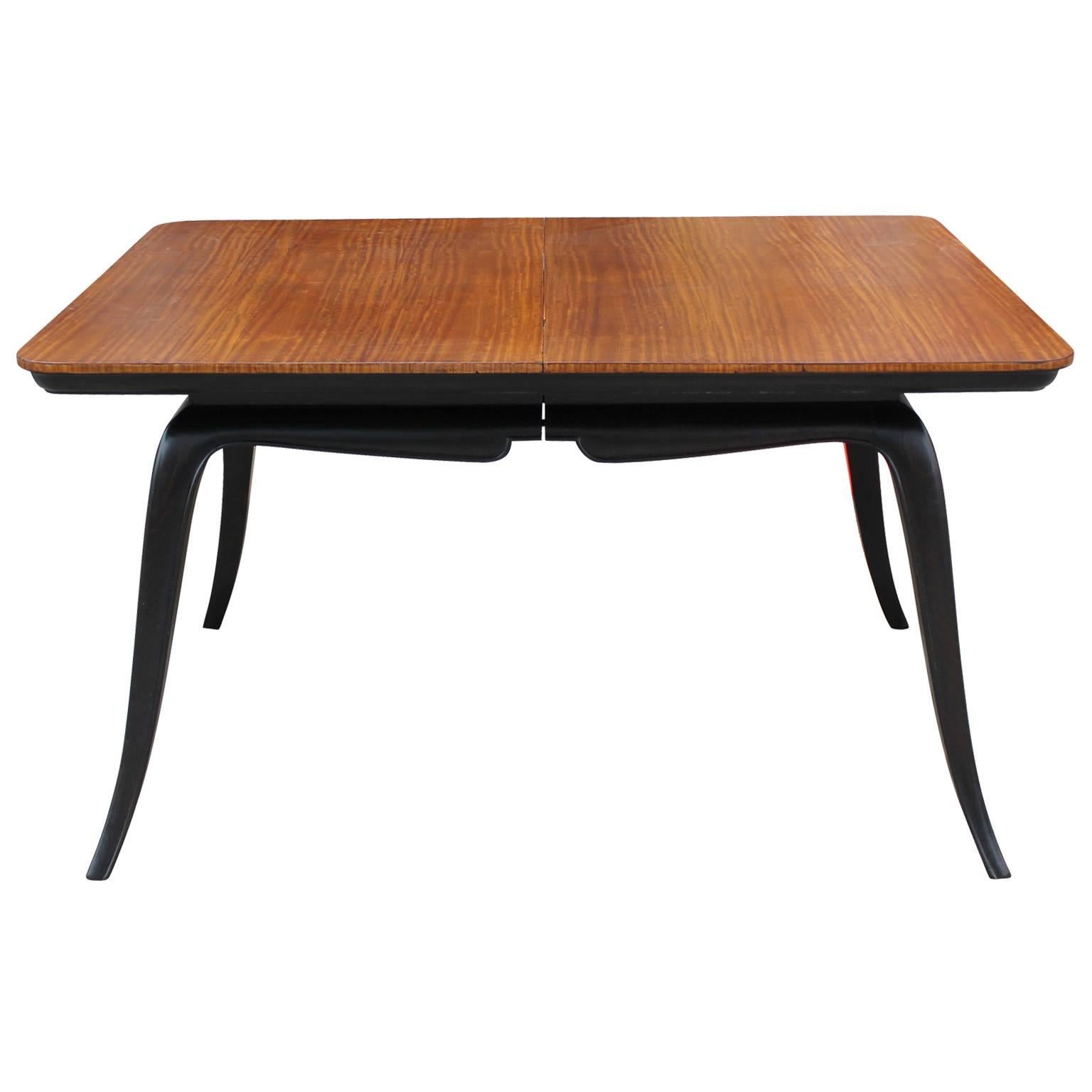 Sculptural Hollywood Regency Argentine Two-Tone Dining Table 3