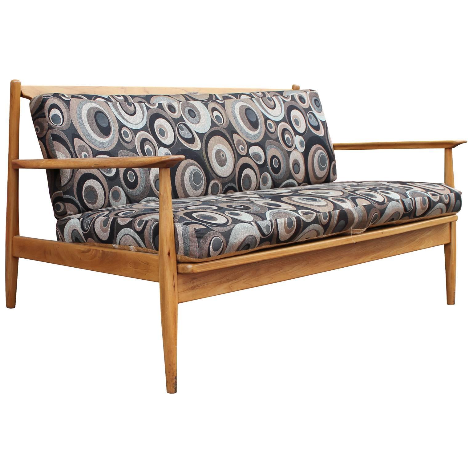 American Pair of Mid Century Modern Danish Style Settees or Loveseats