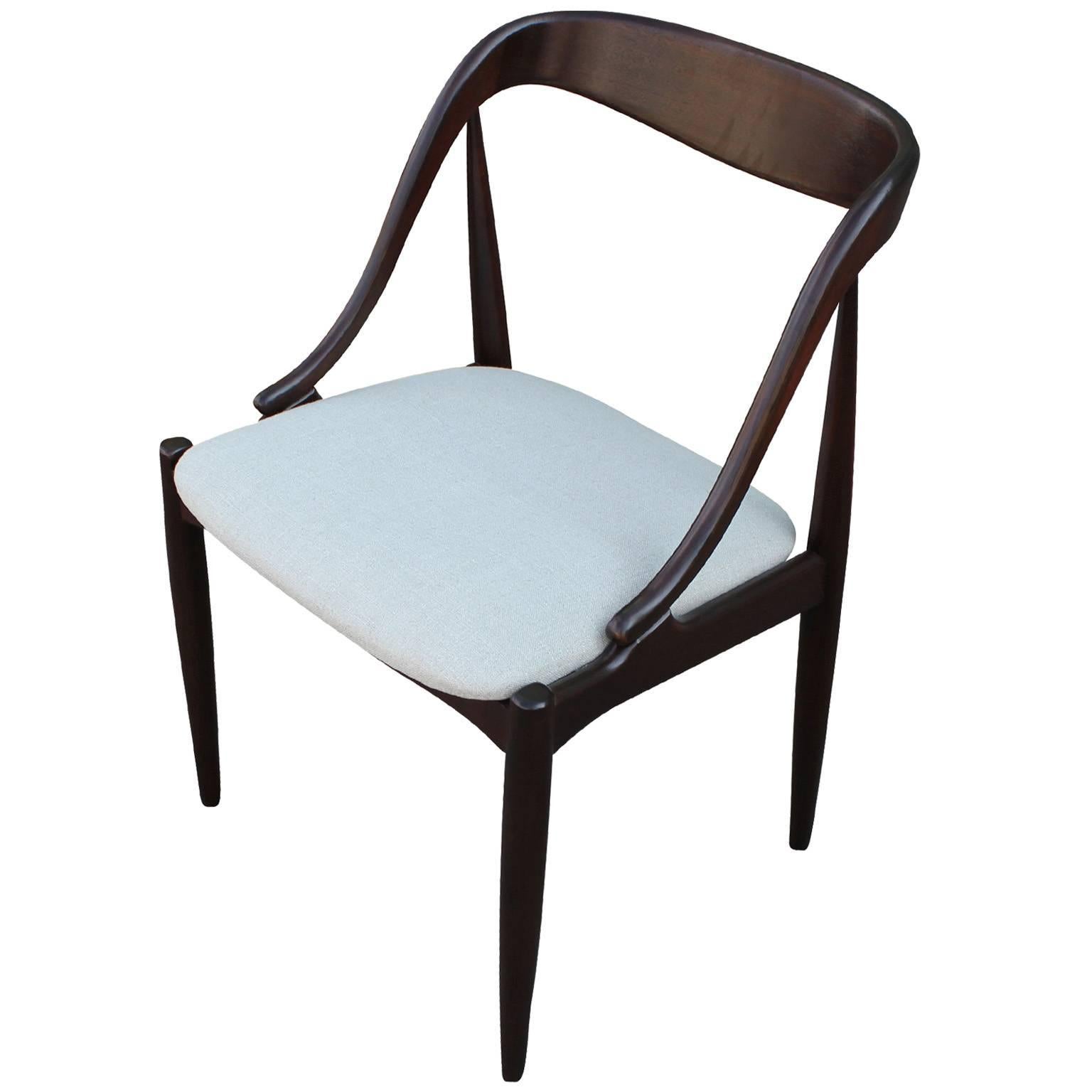 Mid-Century Modern Sculptural Set of Four Dining Chairs by Johannes Anderson