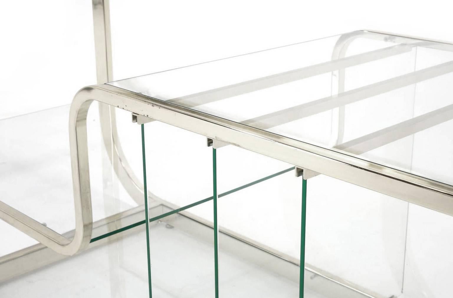 Expandable Chrome Etagere by Milo Baughman for DIA 1