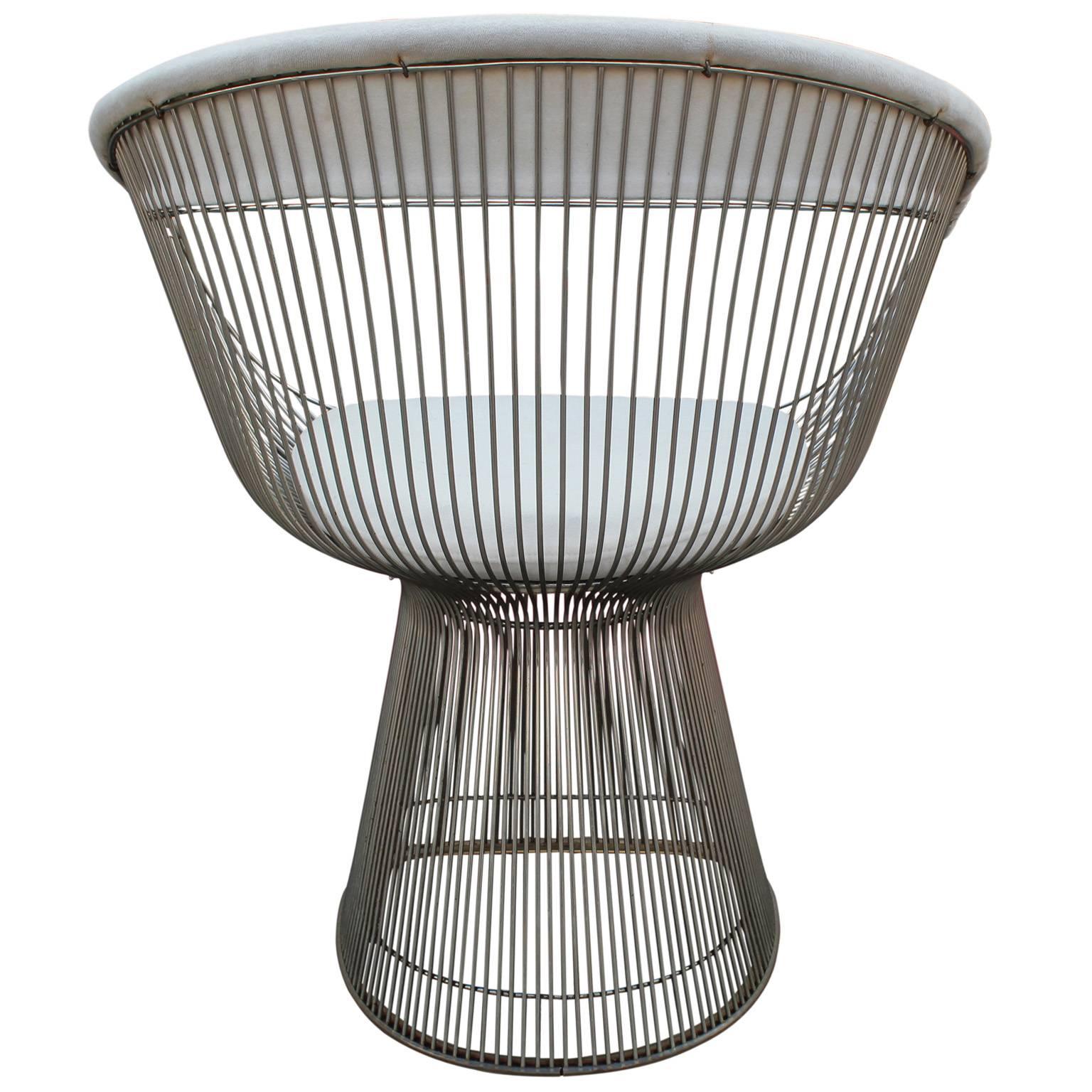 Set of Four Iconic Warren Platner for Knoll Dining Chairs In Good Condition In Houston, TX