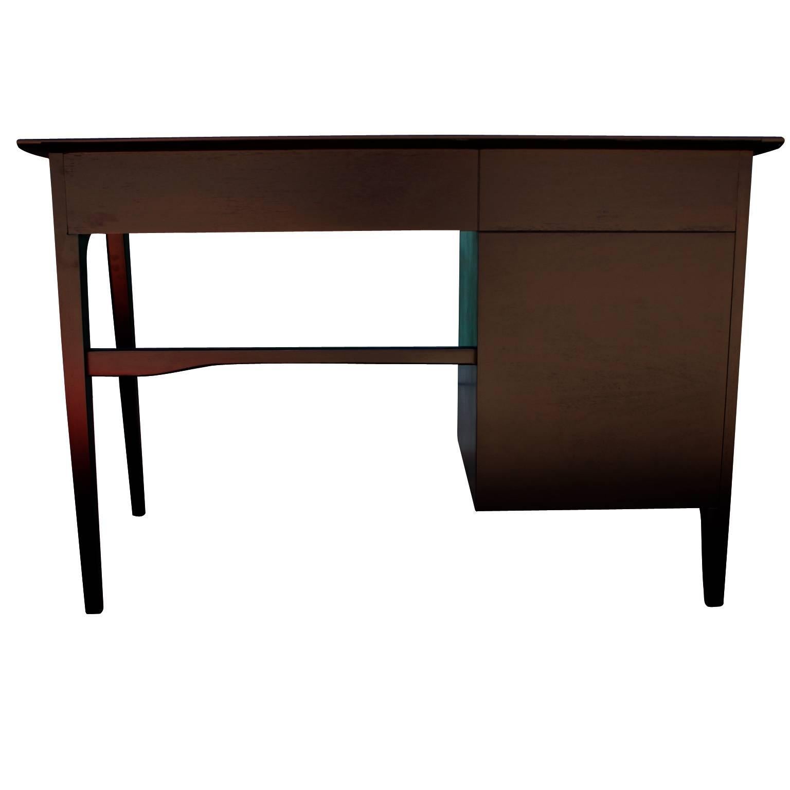 American Small Modern Charcoal Color Drexel VanKoert  Desk