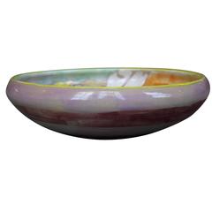 20th Century Ceramic Bowl by Shearwater Pottery with Mother and Child