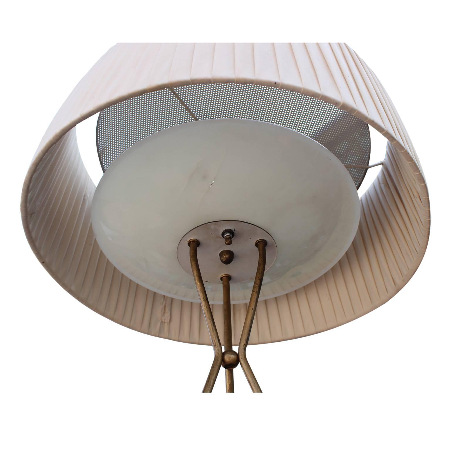 Modern Gerald Thurston for Lightolier Tripod Table Lamp In Good Condition In Houston, TX