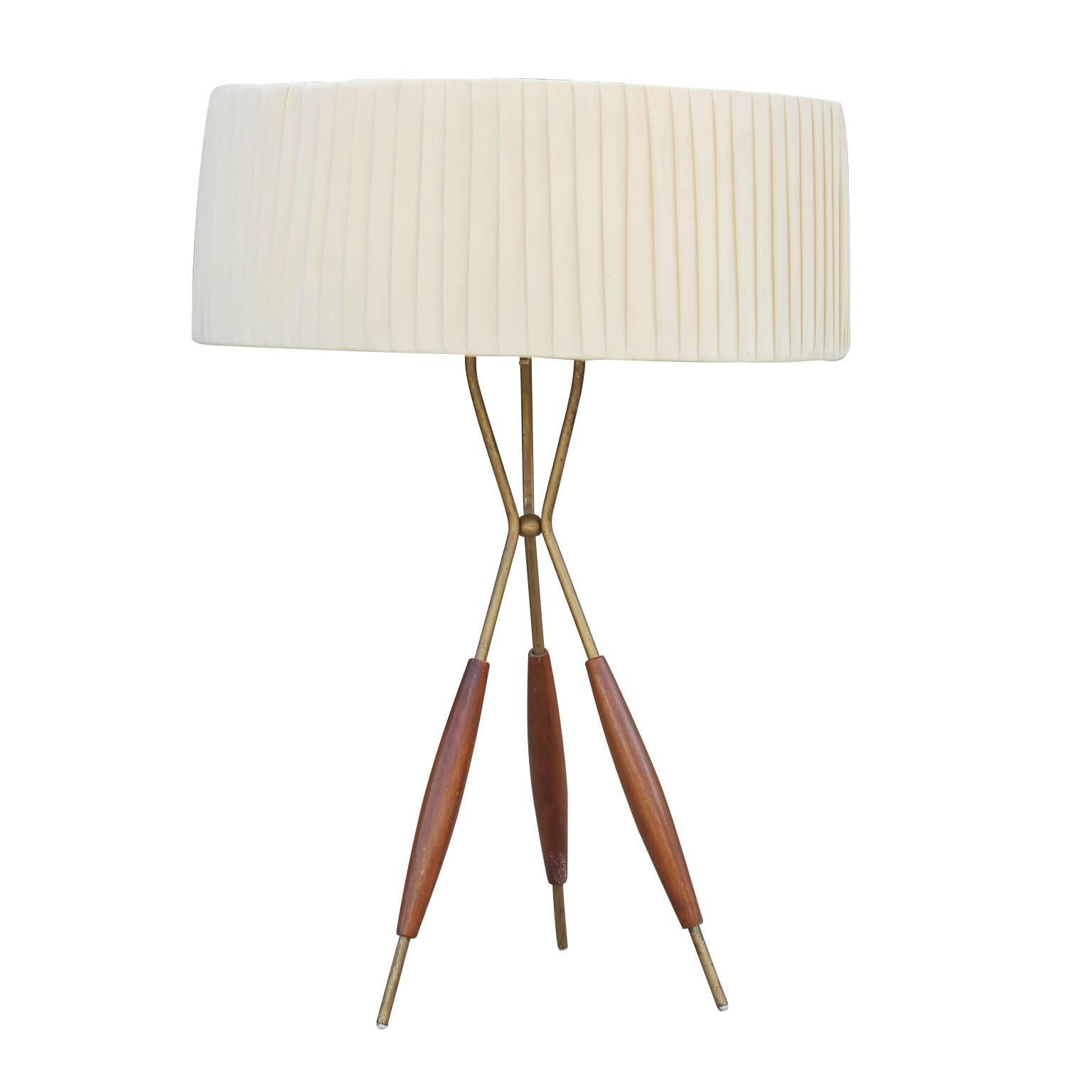 Modern Gerald Thurston for Lightolier Tripod Table Lamp