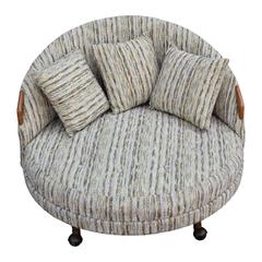 Modern Adrian Pearsall Havana Chair in Original Fabric