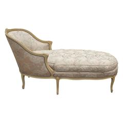 Chaise longue française du début du 20e siècle de style Louis XIV