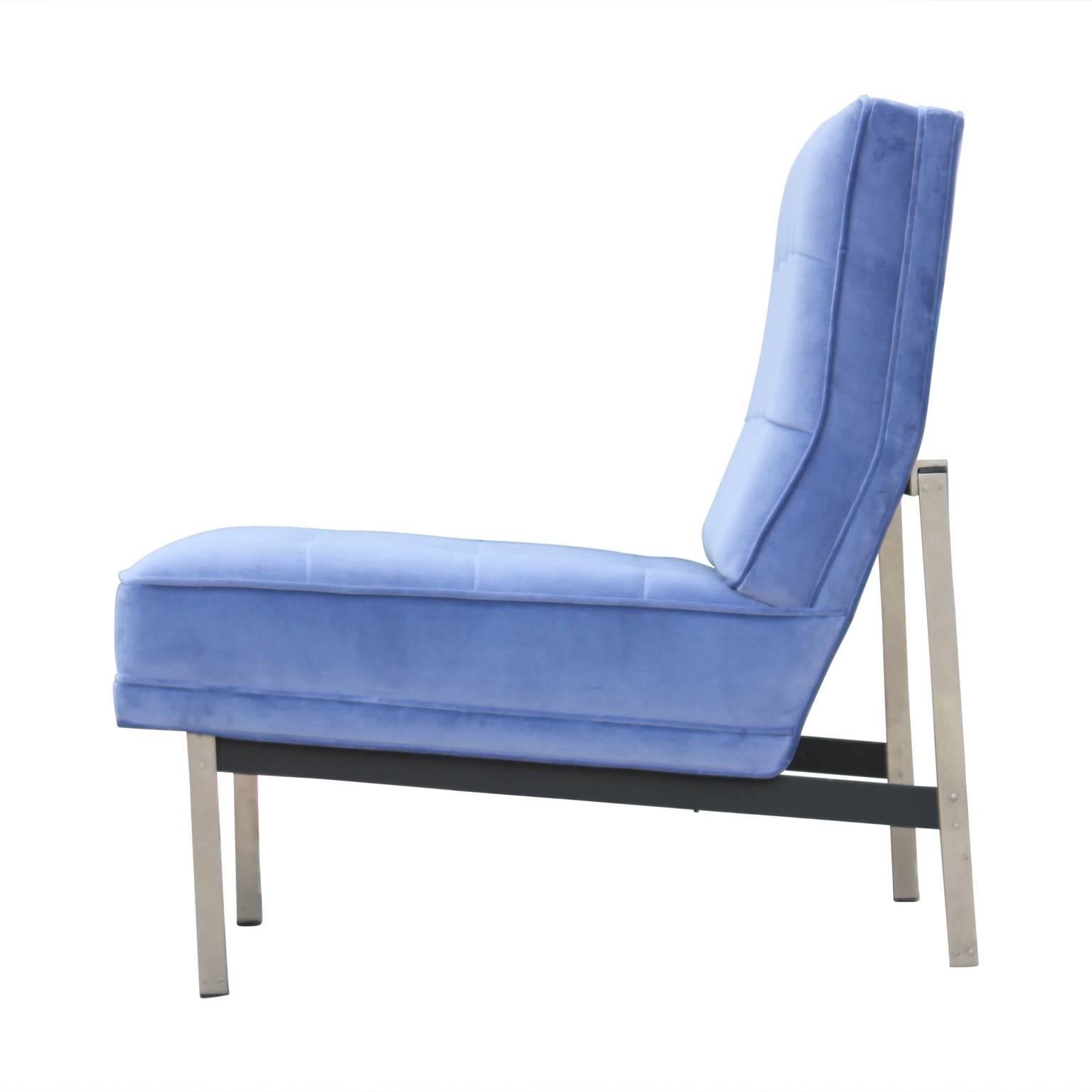 periwinkle accent chair