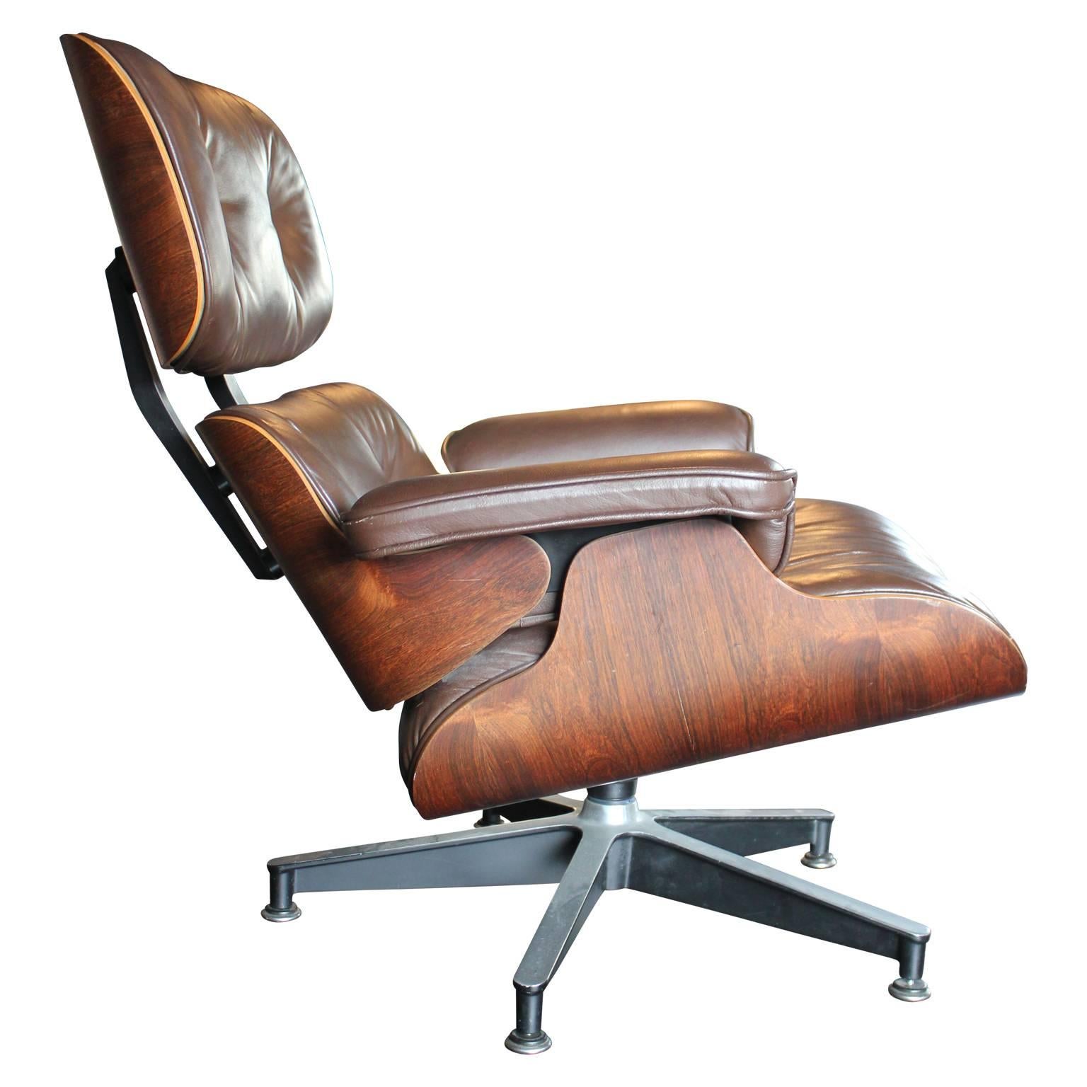 eames lounge chair brown leather