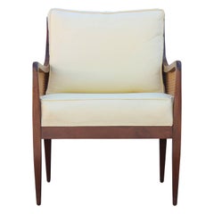 Pair of Modern Kipp Stewart for Directional Cane Lounge Chairs