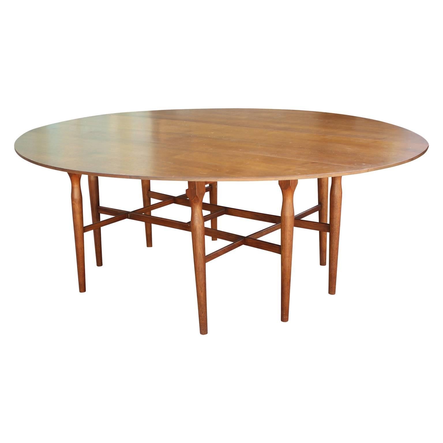 Modern Drop-Leaf Gateleg Console or Serving Table by Henredon In Good Condition In Houston, TX