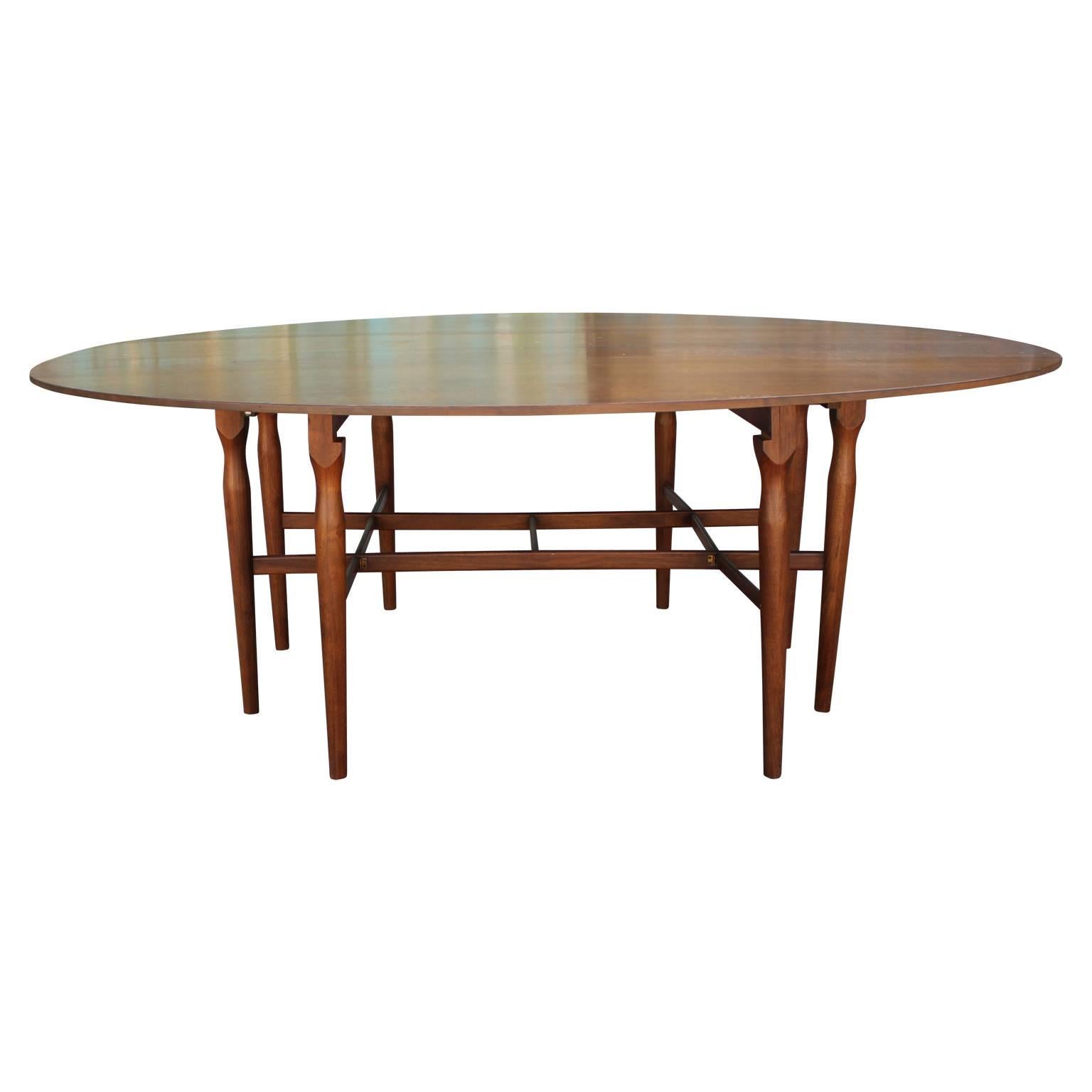 Modern Drop-Leaf Gateleg Console or Serving Table by Henredon 1