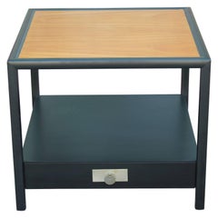 Modern Baker Furniture Michael Taylor Table with Nickel Hardware
