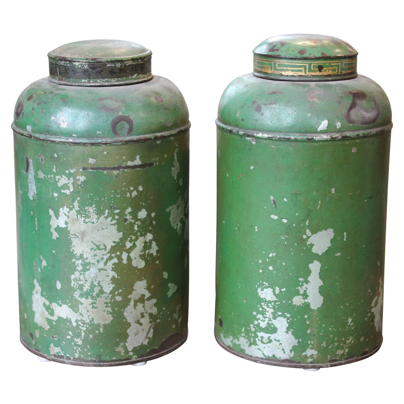 green canisters