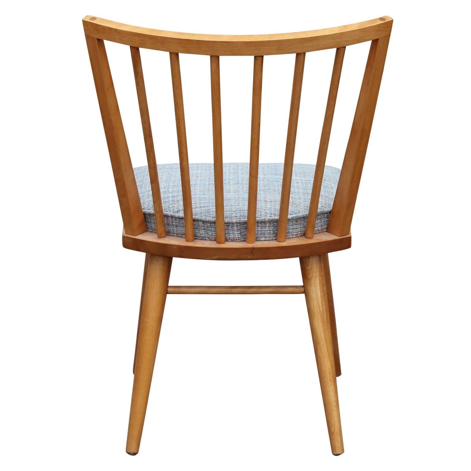 Set of Six Leslie Diamond for Conant Ball Modern Maple Dining Chairs In Excellent Condition In Houston, TX