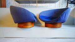 Extremely Rare Tub Chairs in the style of Adrian Pearsall circa 1960s