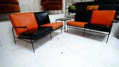 Rare Salterini 1950s Outdoor/Indoor Iron Sofa Set