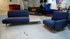Stunning and Rare George Nelson Thin Edge Platform Sofa Set