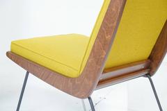 California Modern Iron Frame Boomerang Chairs by Loft Thirteen