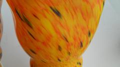 Pair of signed Barovier & Toso Murano Table Lamps