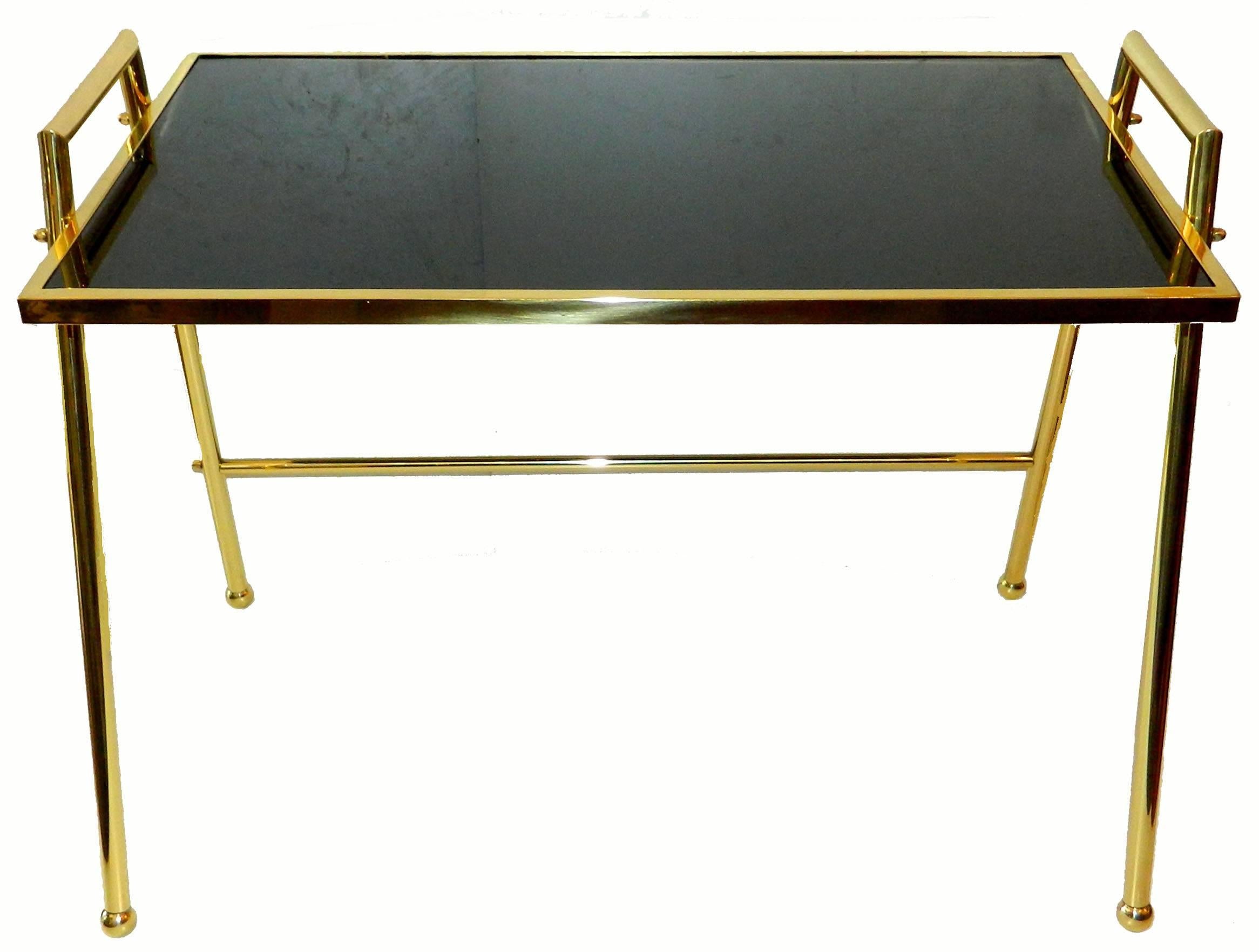 Mid-Century Modern  Set of Three Nesting Tables by Maison Jansen For Sale