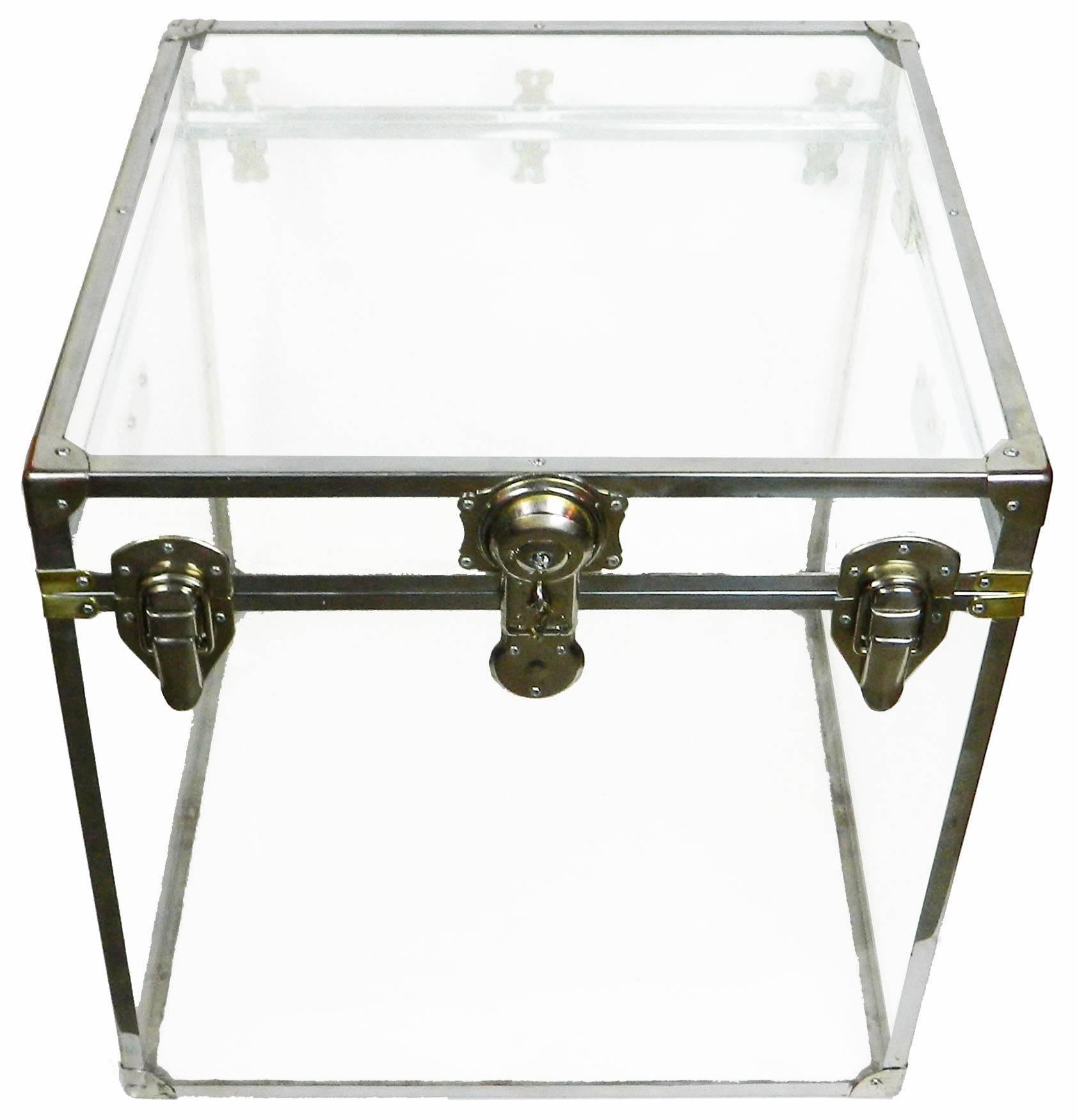 Superb vintage Lucite trunk.