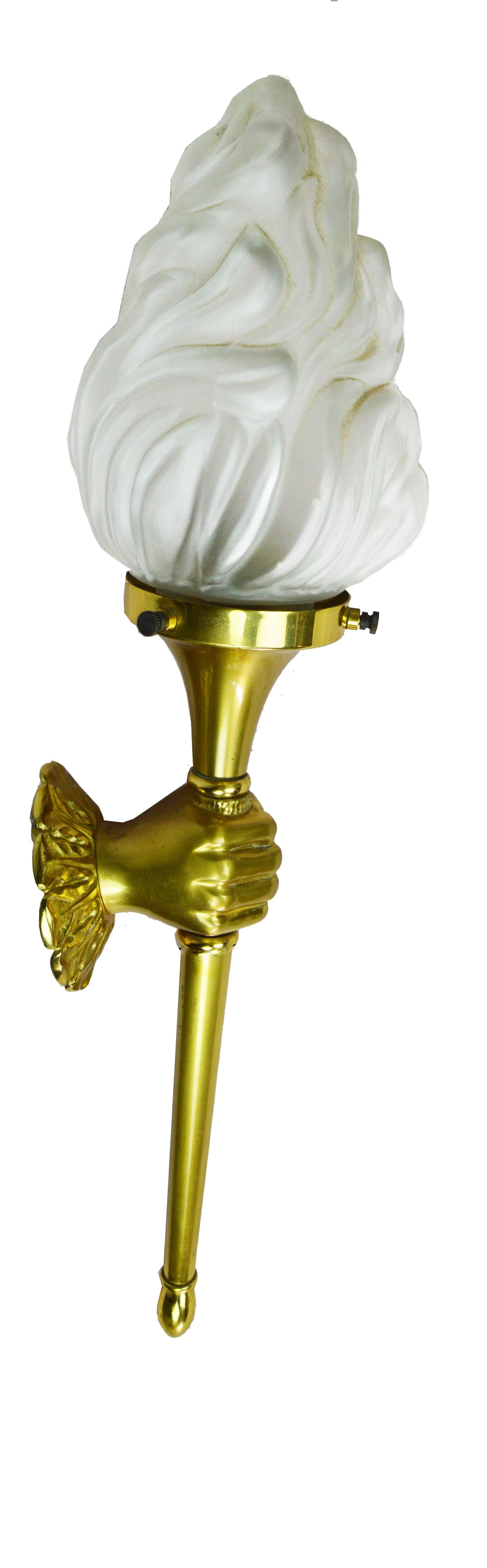 Maison Jansen Sconce. Only one available In Excellent Condition In Miami, FL